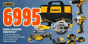 Coop Obs DEWALT DCK503M3 VERKTØYSETT tilbud