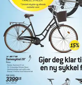 Thansen Damesykkel 28 tilbud