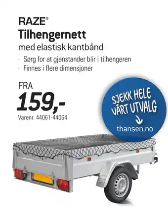 Thansen Tilhengernett tilbud