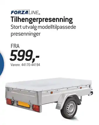 Thansen Tilhengerpresenning tilbud
