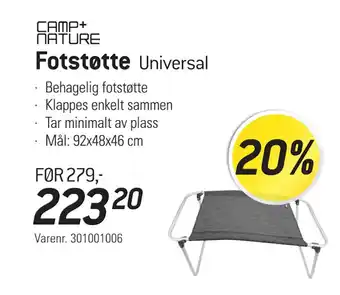 Thansen Fotstøtte tilbud