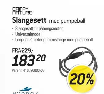 Thansen Slangesett tilbud