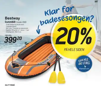 Thansen Gummibåt tilbud
