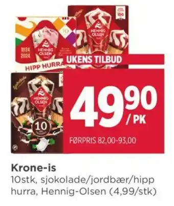 Meny Krone-is tilbud