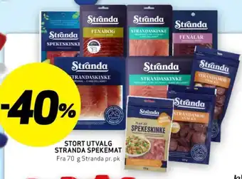 Bunnpris STORT UTVALG STRANDA SPEKEMAT tilbud