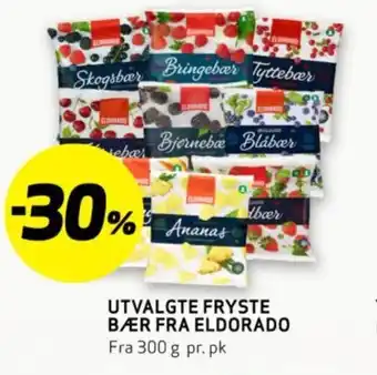 Bunnpris UTVALGTE FRYSTE BÆR FRA ELDORADO tilbud