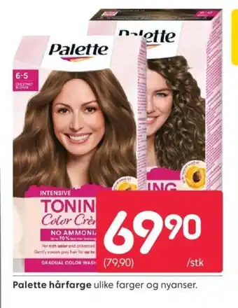 Rusta Palette hårfarge tilbud