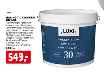 jem & fix MALING TIL KJØKKEN OG BAD tilbud