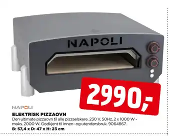 jem & fix ELEKTRISK PIZZAOVN tilbud