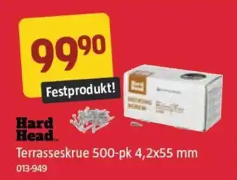 Jula Terrasseskrue 500-pk 4,2x55 mm tilbud