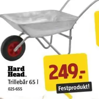 Jula Hard Head Trillebår 65 l tilbud