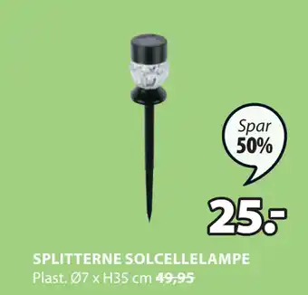 JYSK SPLITTERNE SOLCELLELAMPE tilbud