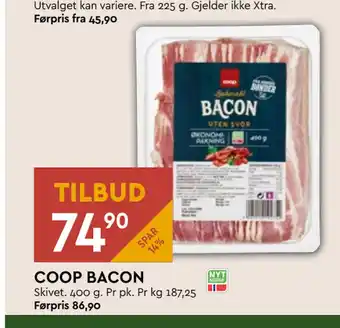 Coop Mega COOP BACON tilbud