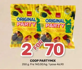 Coop Marked COOP PARTYMIX tilbud