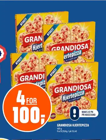 Coop Obs GRANDIOSA HJERTEPIZZA tilbud