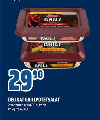 Coop Obs DELIKAT GRILLPOTETSALAT tilbud