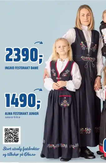 Coop Obs INGRID FESTDRAKT DAME tilbud