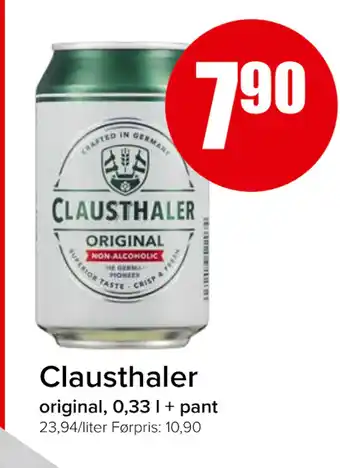 Spar Clausthaler tilbud