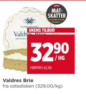Meny Valdres Brie tilbud