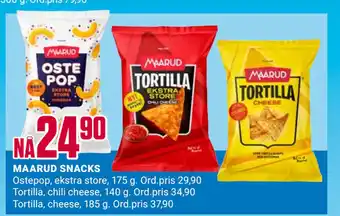 Europris MAARUD SNACKS tilbud