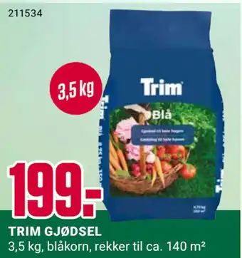 Europris TRIM GJØDSEL tilbud