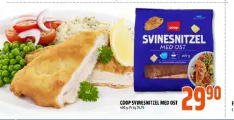 Coop Obs COOP SVINESNITZEL MED OST tilbud