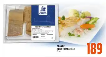 Coop Obs GRANDE RØKT TORSKEFILET tilbud