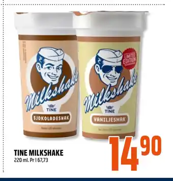 Coop Obs TINE MILKSHAKE tilbud