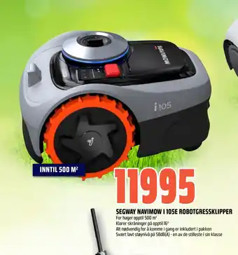 Coop Obs SEGWAY NAVIMOW I 105E ROBOTGRESSKLIPPER tilbud