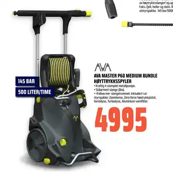 Coop Obs AVA MASTER P60 MEDIUM BUNDLE HØYTTRYKKSSPYLER tilbud