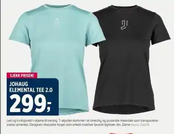 Sport 1 JOHAUG ELEMENTAL TEE 2.0 tilbud