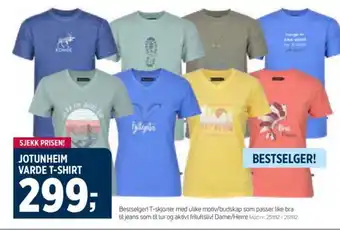 Sport 1 JOTUNHEIM VARDE T-SHIRT tilbud