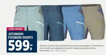 Sport 1 JOTUNHEIM FOSSBERG SHORTS tilbud