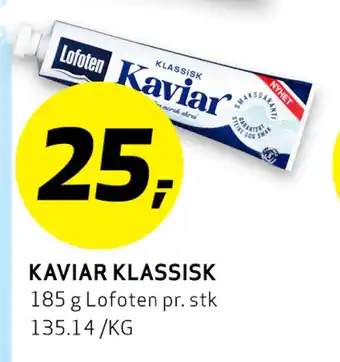 Bunnpris KAVIAR KLASSISK tilbud