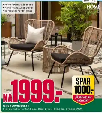 Europris Ukjent loungesett tilbud