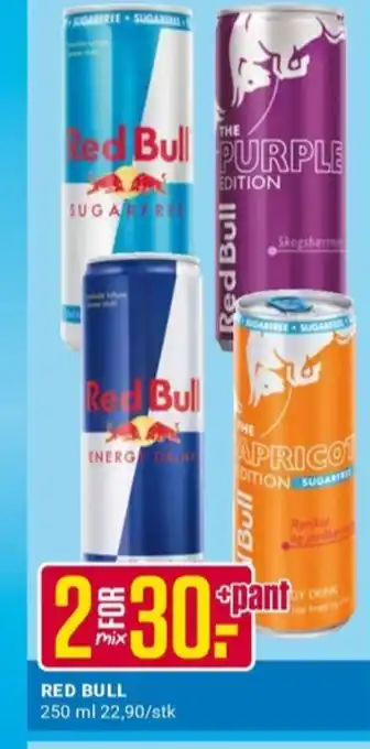 Europris Red bull energidrikk tilbud