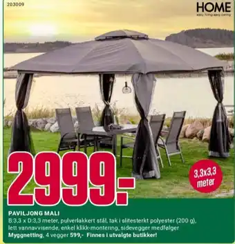 Europris Home paviljong tilbud