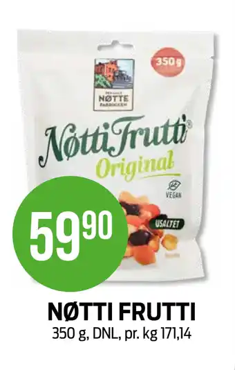 Kiwi NØTTI FRUTTI tilbud