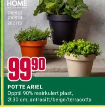 Europris Home hagepotte tilbud