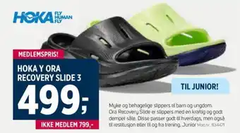 Sport 1 HOKA Y ORA RECOVERY SLIDE 3 tilbud