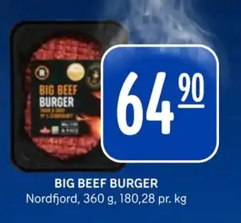 Rema 1000 BIG BEEF BURGER tilbud