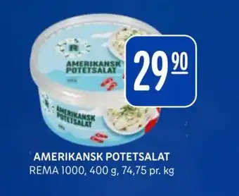 Rema 1000 AMERIKANSK POTETSALAT tilbud