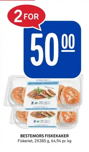 Rema 1000 BESTEMORS FISKEKAKER tilbud