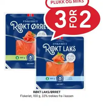 Rema 1000 RØKT LAKS/ØRRET tilbud