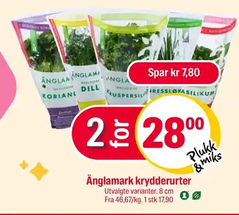 Coop Extra Änglamark krydderurter tilbud