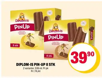 Coop Extra DIPLOM-IS PIN-UP 8 STK tilbud