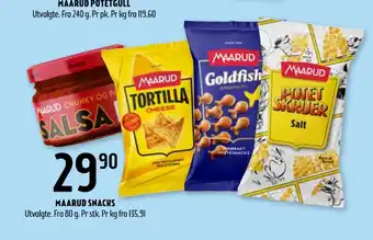 Coop Prix MAARUD SNACKS tilbud