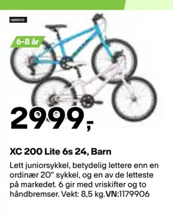 XXL Sport XC 200 Lite 6s 24, Barn tilbud