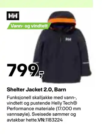 XXL Sport Shelter Jacket 2.0, Barn tilbud