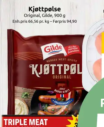 Joker Kjøttpølse tilbud